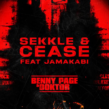Sekkle & Cease album by Benny Page, Doktor & Jamakabi - Drum and Bass Cover Art