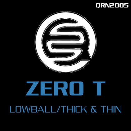 Lowball / Thick & Thin album by Zero T - Drum and Bass Cover Art