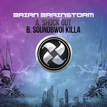 Shock Out album by Isaac Maya & Brian Brainstorm - Drum and Bass Cover Art