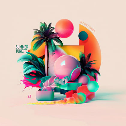 Summer Tune album by Sunny Crimea - Drum and Bass Cover Art