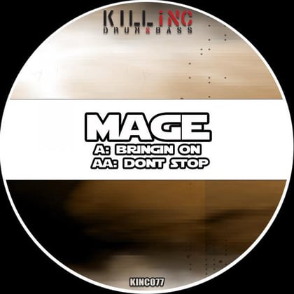 Bringin On album by Mage - Drum and Bass Cover Art