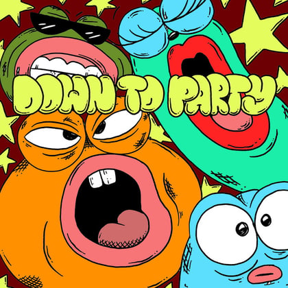 Down To Party album by Bare Up - Drum and Bass Cover Art