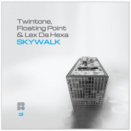 Skywalk album by Dan Guidance, Twintone, Floating Point & Lex Da Hexa - Drum and Bass Cover Art