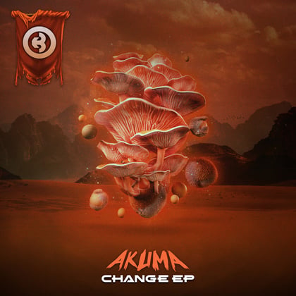 Change EP album by ESKR, Scout 22 & Akuma - Drum and Bass Cover Art