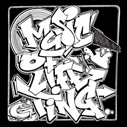 Music of Life Ting album by Dark Half - Drum and Bass Cover Art