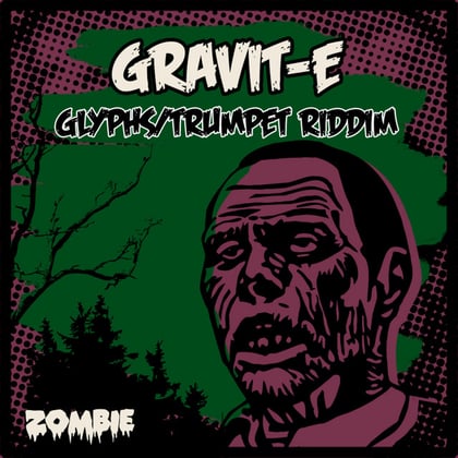 Glyphs / Trumpet Riddim album by Gravit-E - Drum and Bass Cover Art