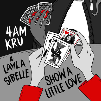 Show A Little Love album by 4am Kru & Layla Sibelle - Drum and Bass Cover Art