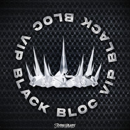 Black Bloc VIP album by Justin Hawkes - Drum and Bass Cover Art