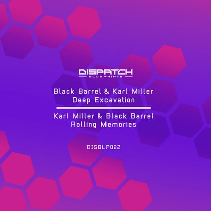 Deep Excavation / Rolling Memories album by Black Barrel & Karl Miller - Drum and Bass Cover Art