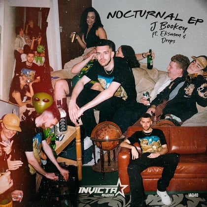 Nocturnal EP album by Dreps & J Bookey - Drum and Bass Cover Art