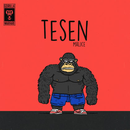 Malice album by Tesen - Drum and Bass Cover Art
