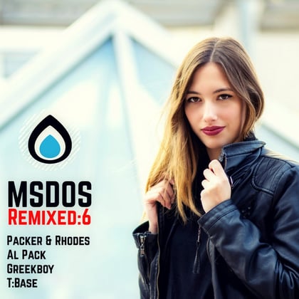 Remixed 6 album by MSDOS - Drum and Bass Cover Art