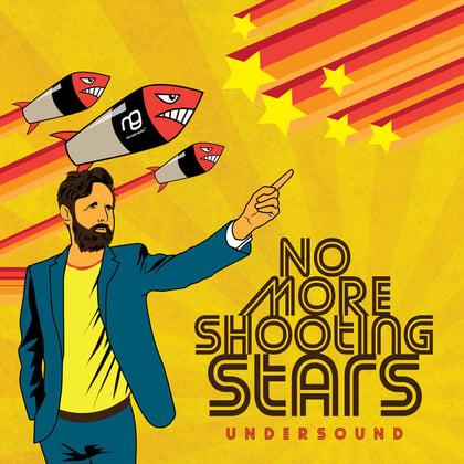 No More Shooting Stars LP album by Undersound - Drum and Bass Cover Art