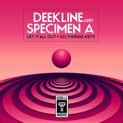 Let It All Out / Delivering Keys album by Deekline & Specimen A - Drum and Bass Cover Art