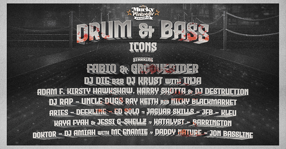 Drum and Bass Icons at Mucky Weekender 2025